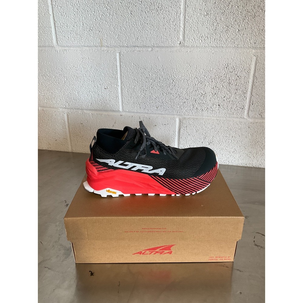 Altra Olympus 275 Trail Running Shoes Women's Size 9 Coral/Black (New Other)